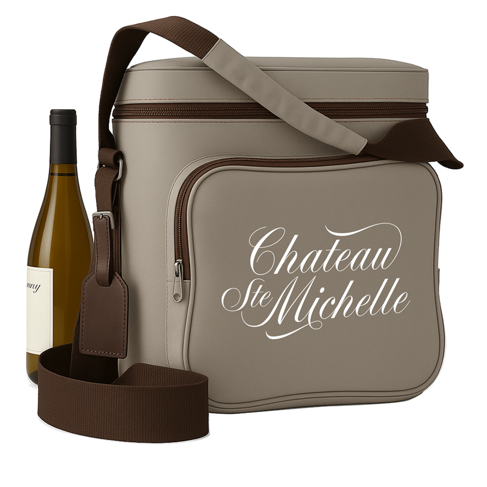 6-Bottle Insulated Canvas Wine Bag
