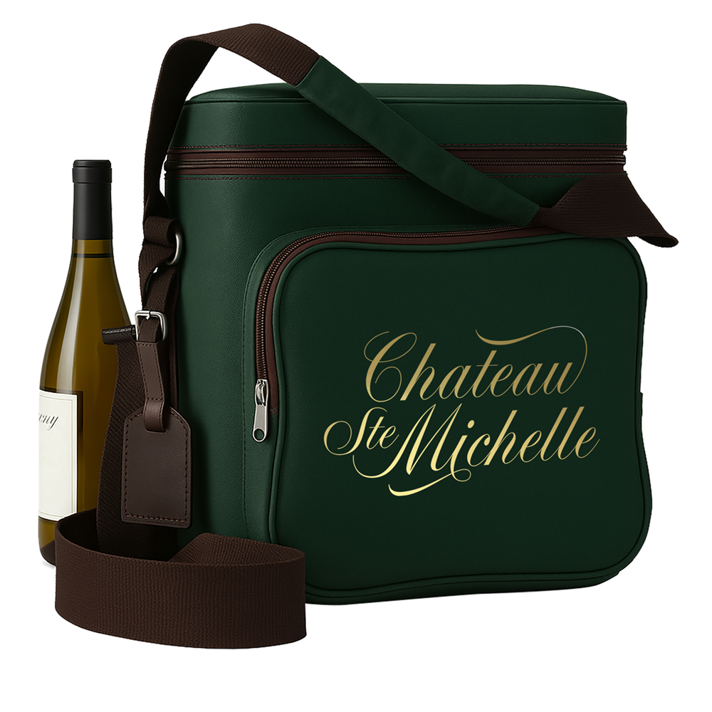 6-Bottle Insulated Canvas Wine Bag