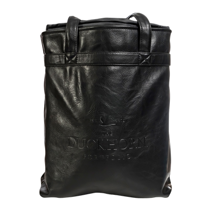 4-Bottle Leather Salesperson Tote Bag