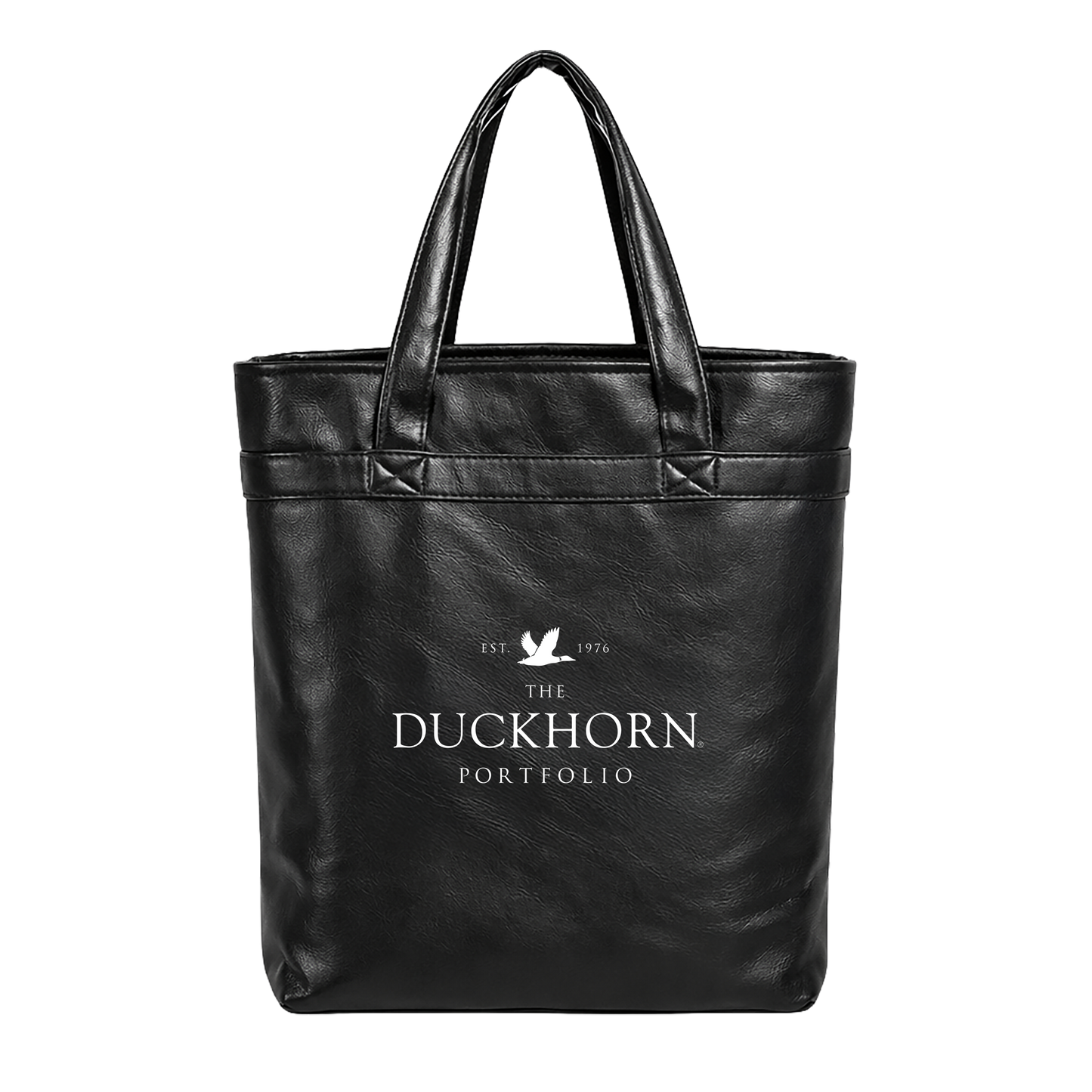4-Bottle Leather Salesperson Tote Bag