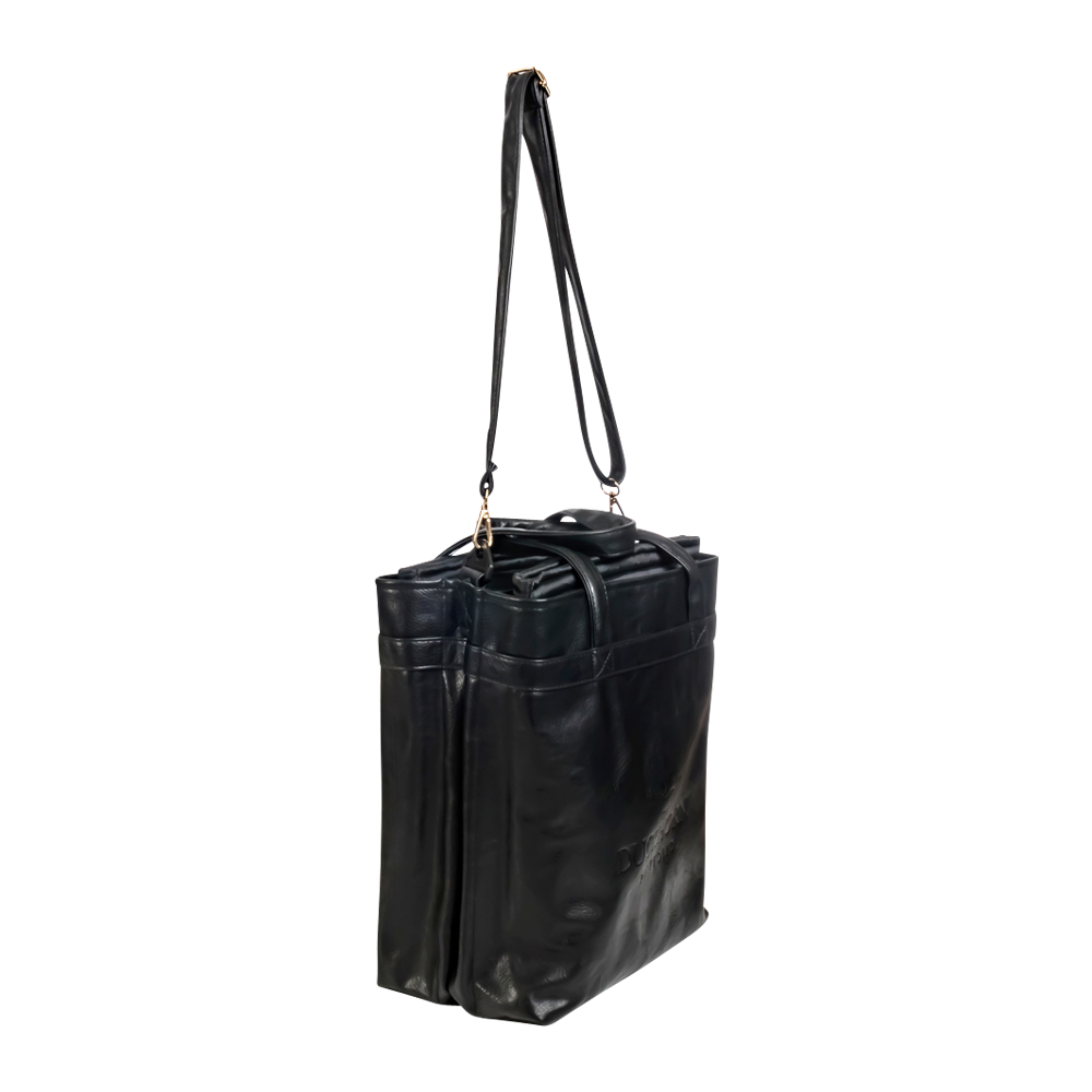 4-Bottle Leather Salesperson Tote Bag