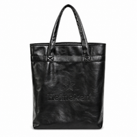 4-Bottle Leather Salesperson Tote Bag