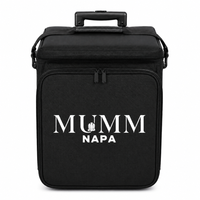 6-Bottle Short Roller Bag