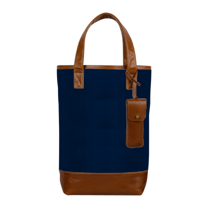 2-Bottle Elegant Nylon Wine Tote