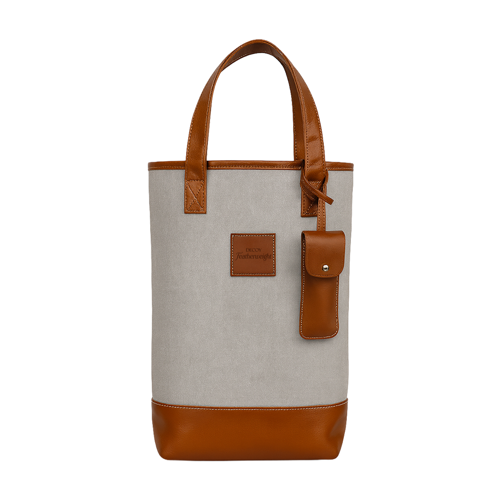 2-Bottle Elegant Nylon Wine Tote