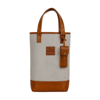 2-Bottle Elegant Nylon Wine Tote