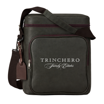 6-Bottle Insulated Canvas Wine Bag
