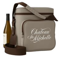6-Bottle Insulated Canvas Wine Bag