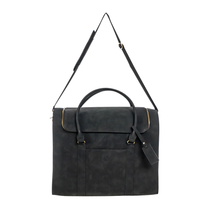 6-Bottle Leather Wine Duffel Bag