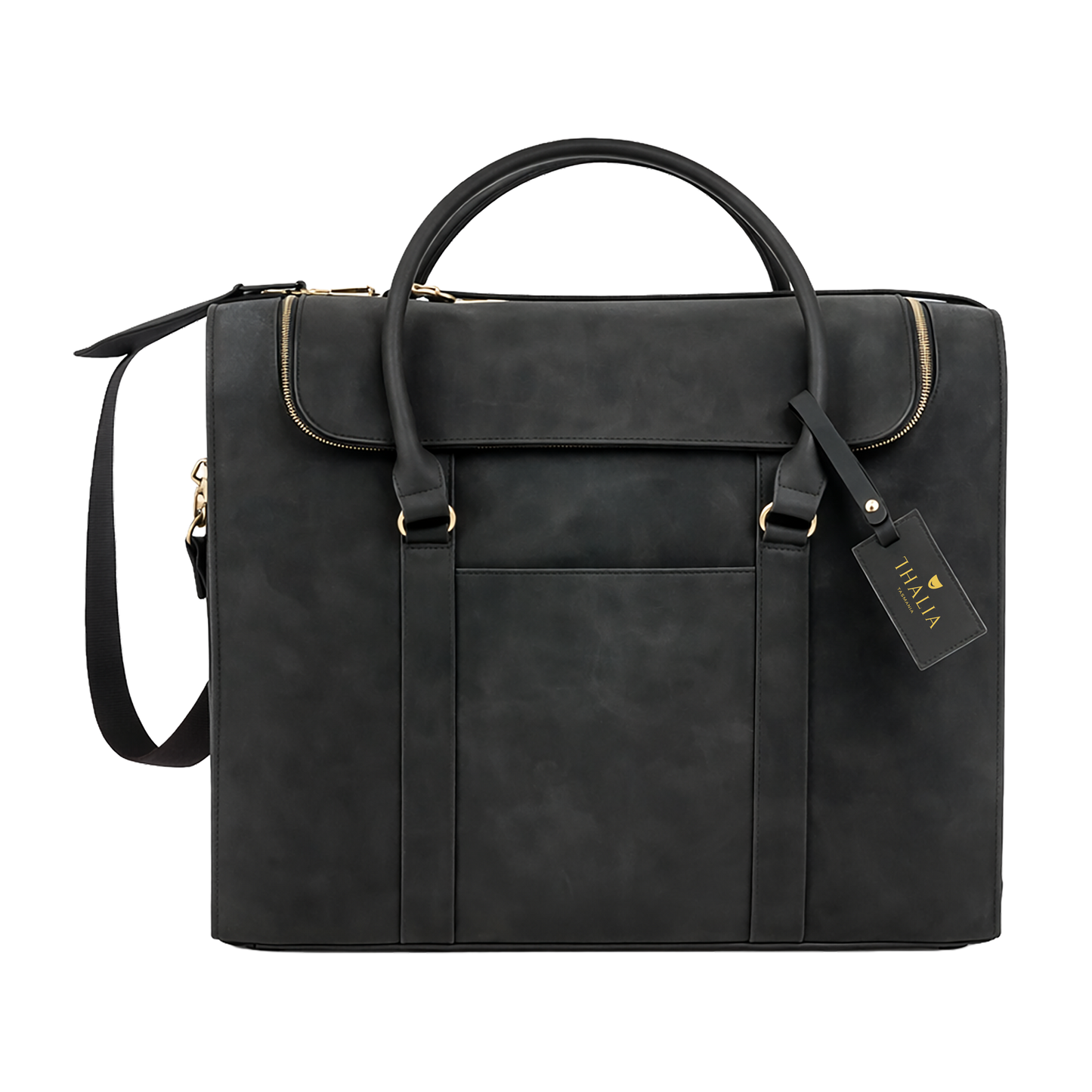 6-Bottle Leather Wine Duffel Bag