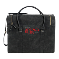 6-Bottle Leather Wine Duffel Bag