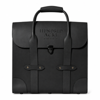 3-Bottle Leather Bag