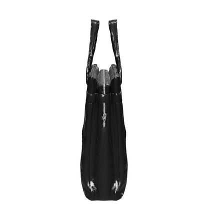 4-Bottle Leather Salesperson Tote Bag