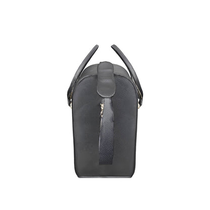 6-Bottle Leather Wine Duffel Bag