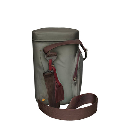 6-Bottle Insulated Canvas Wine Bag